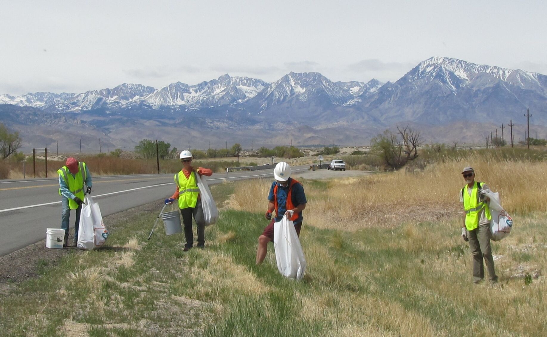 Earth Day highway clean up